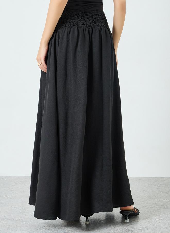 Styli Women Black A-Line Maxi Skirt - Image 3